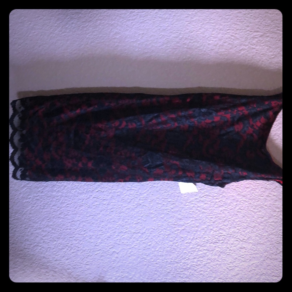 Black and red Federick’s of Hollywood dress